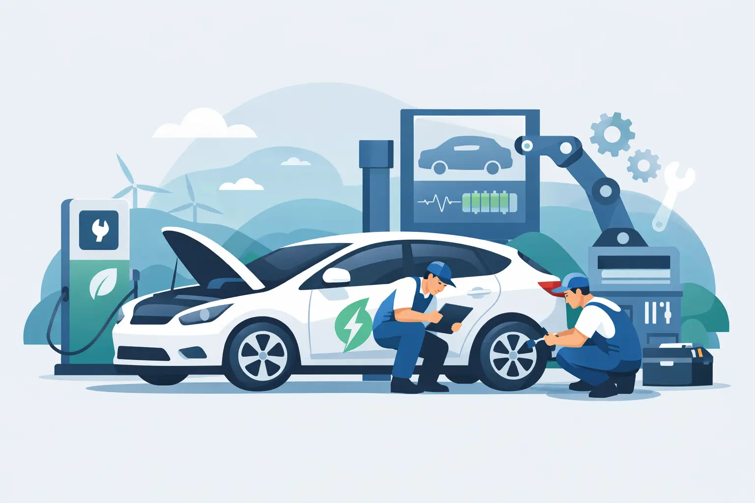 Service técnico de vehículos eléctricos